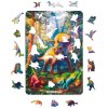 unidragon wooden puzzle jigsaw puzzle for kids wooosaic dinosaurs triceratops 02