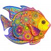 unidragon wooden puzzle jigsaw puzzle for adult shining fish m 1