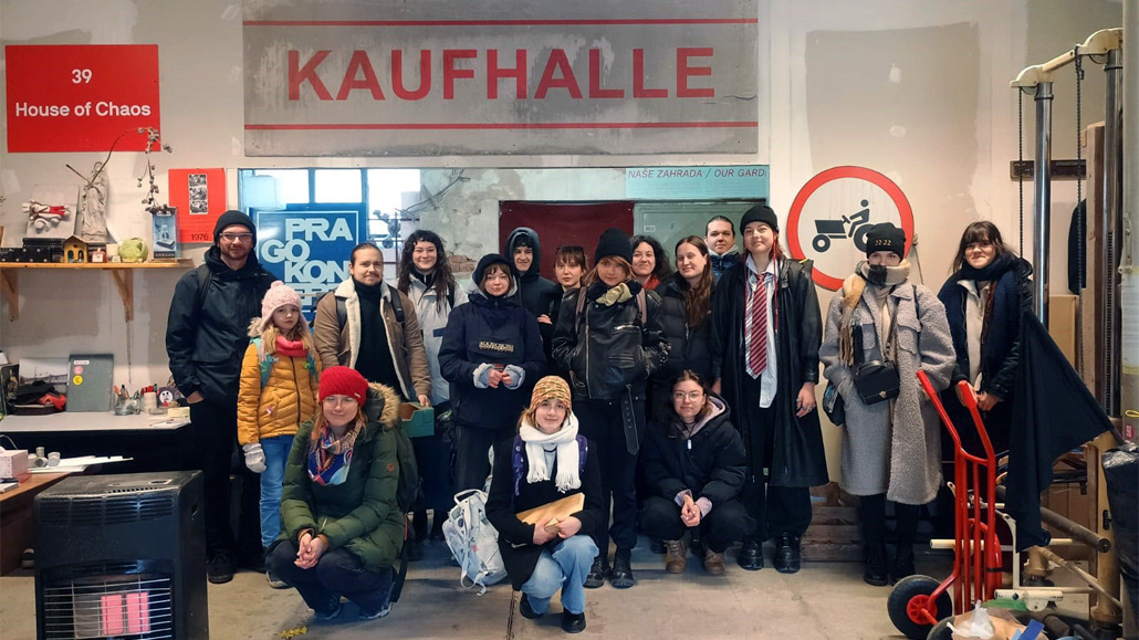 Exkurze studentů uměleckých škol