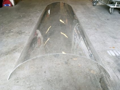 plexiskla čirá oblouk