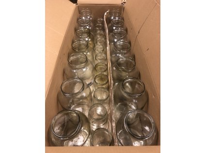 Zavařovací lahve bez víka