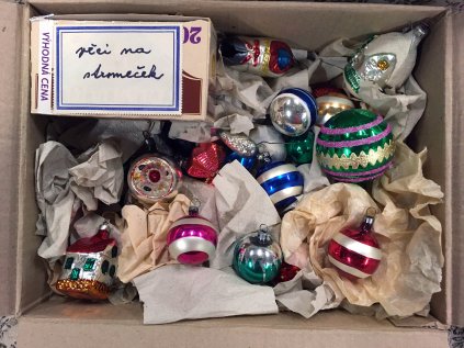 vánoční ozdoby retro