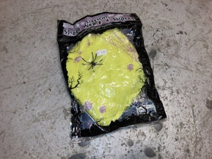 pavučina umělá žlutá