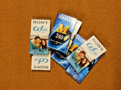 Videokazety prázdné