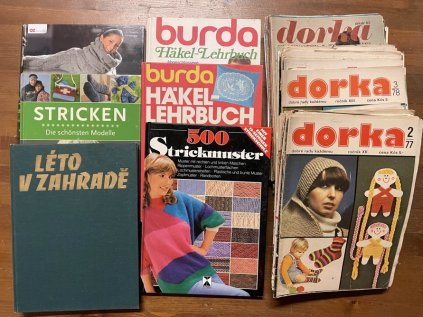 časopisy a střihy Dorka Burda