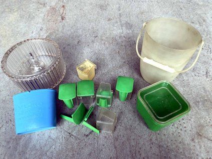 směs retro obaly kuchyně