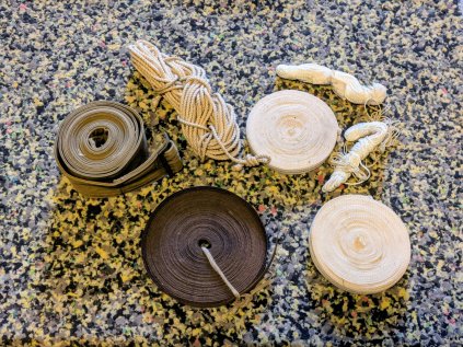 provazy, knoty, popruhy