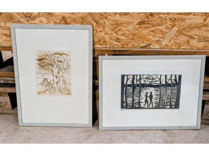 zarámované grafiky