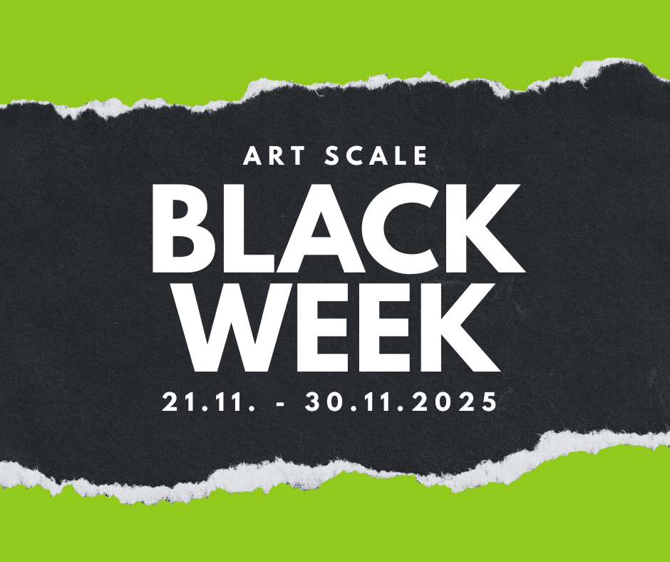 Black Week na Art Scale: 10 dní výjimečných slev a limitované nabídky 🖤