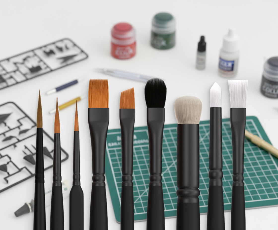 Štětce Vallejo: Malý, ale zázračný nástroj, který udělá z tvého modelu klenot