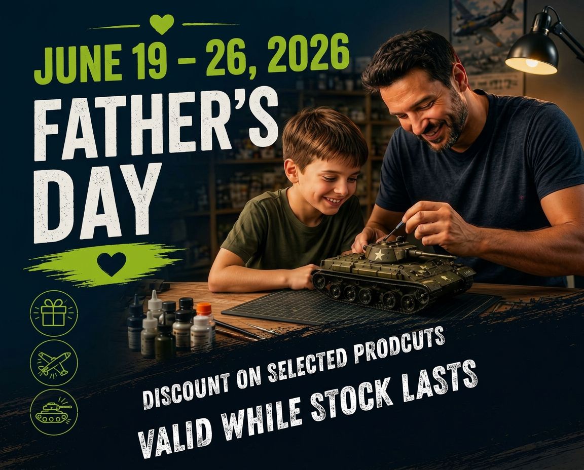 Father's Day at Art Scale: a gift that eventually builds itself