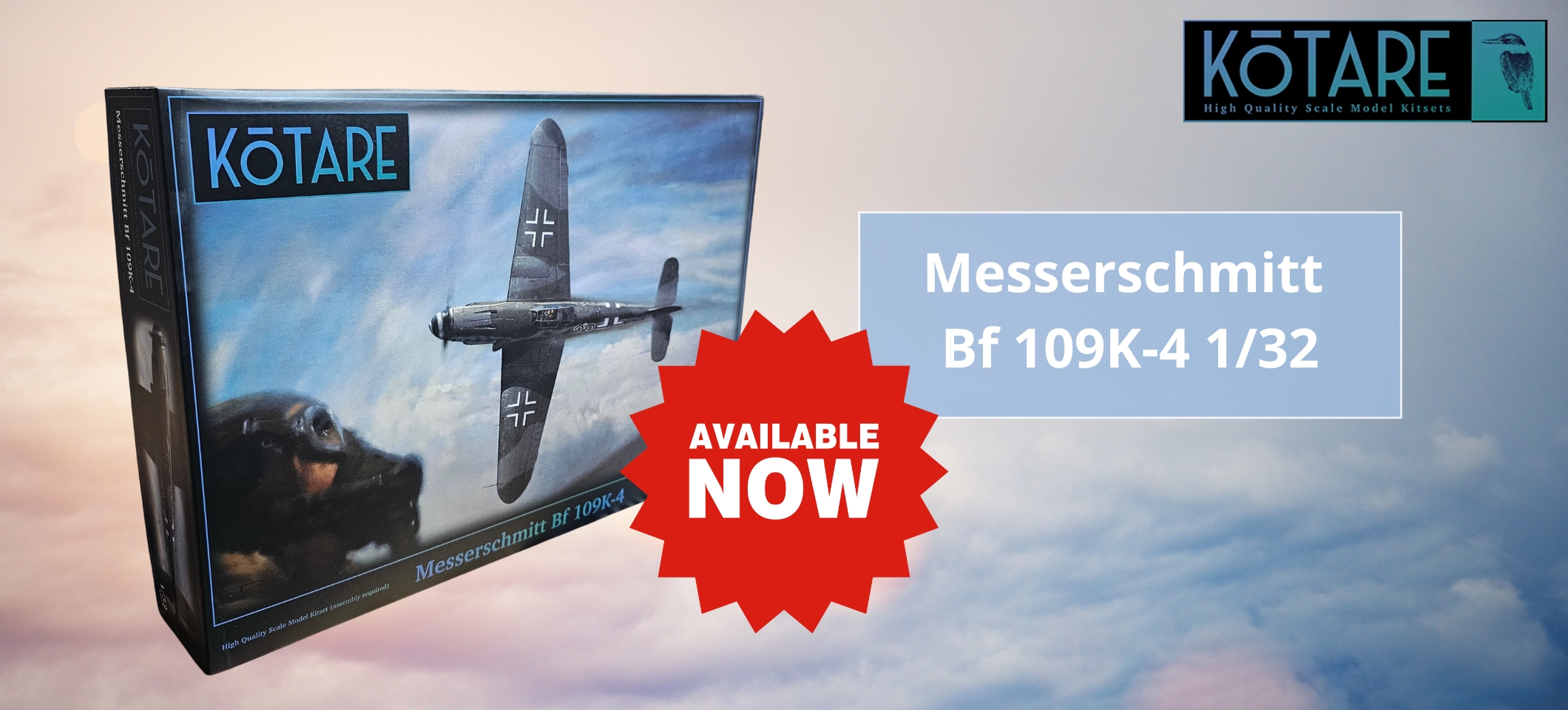 1/32 Bf 109K-4 Messerschmitt -  Kotare
