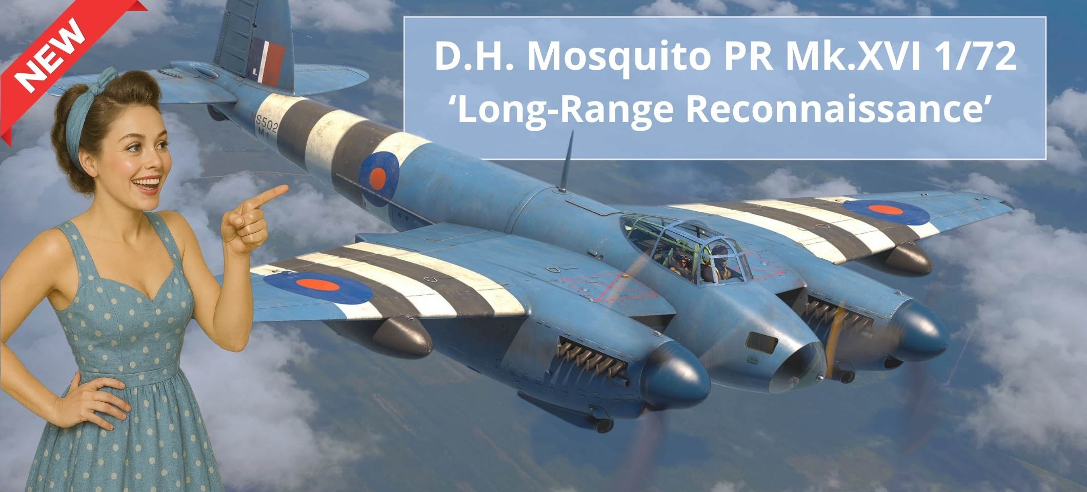 1/72 D.H. Mosquito PR Mk.XVI ‘Long-Range Reconnaissance’
