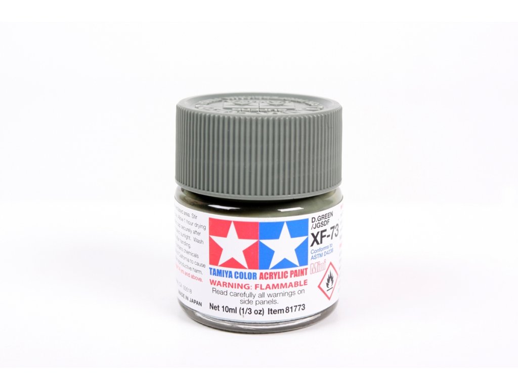 Tamiya 81773 Acrylic Mini XF-73 Dark Green (JGSDF)