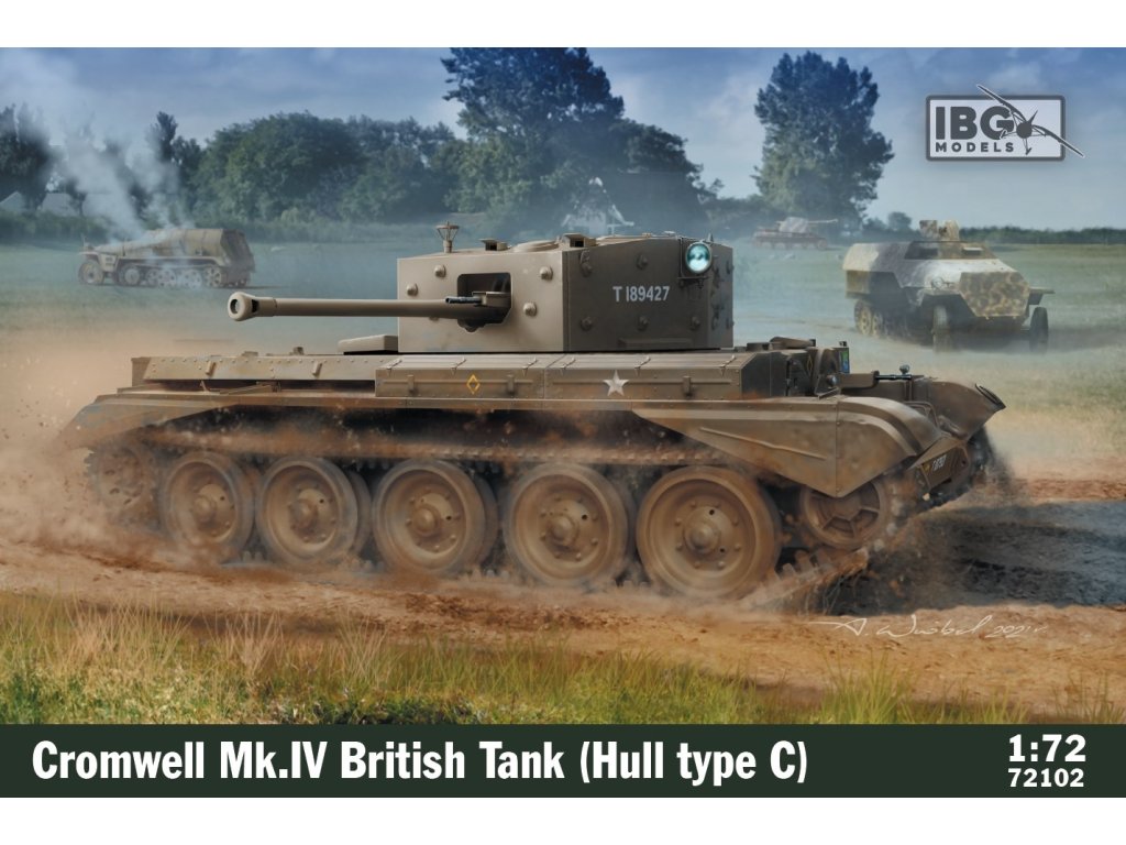 1/72 Cromwell Mk.IV British Tank (Hull type C) - IBG