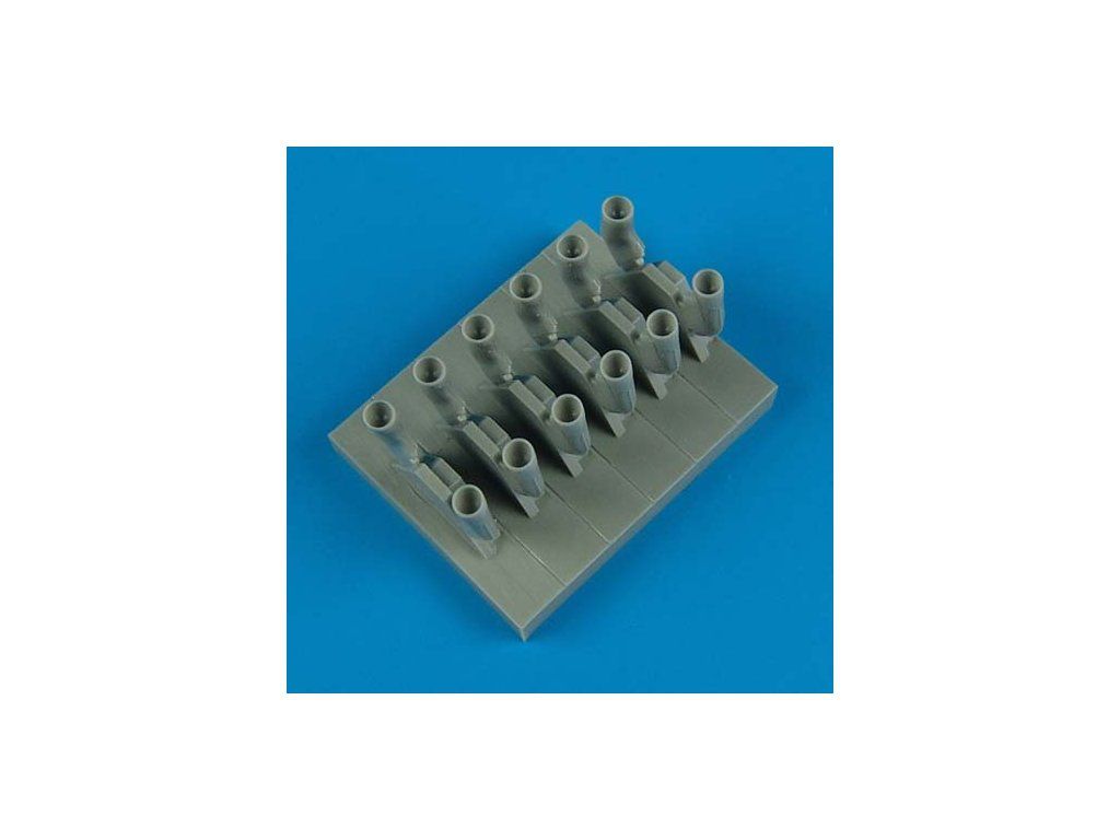 1/32 Spitfire M.IX exhaust oval type - TAMIYA