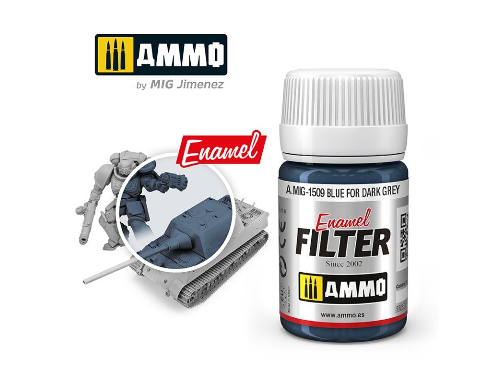 FILTER Blue for Dark Grey Enamel Filters (35 ml)