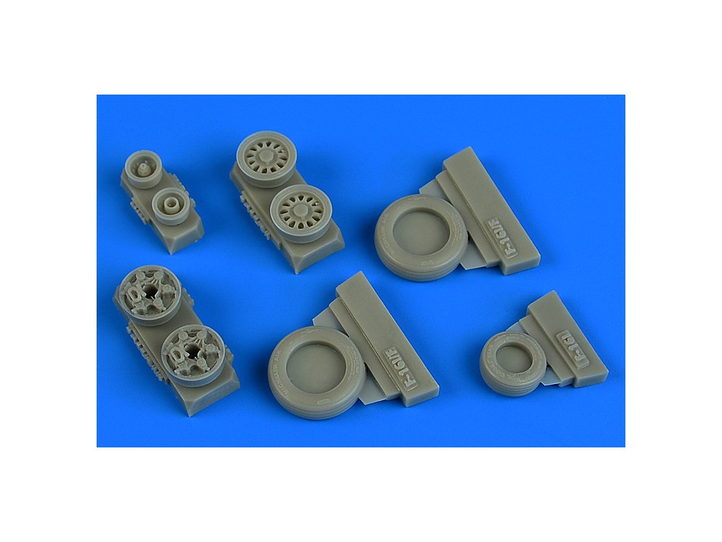 1/48 F-16I Sufa weighted wheels (GY production) - KINETIC