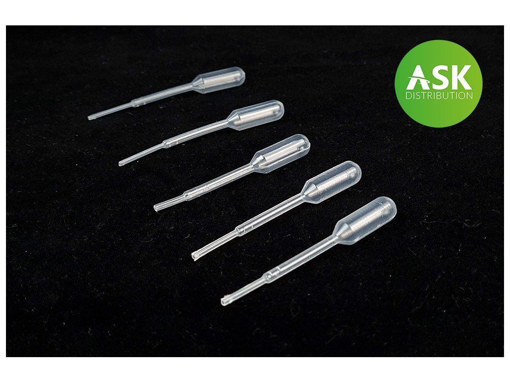 Pipettes for mixing colors Small Size 5x1ml