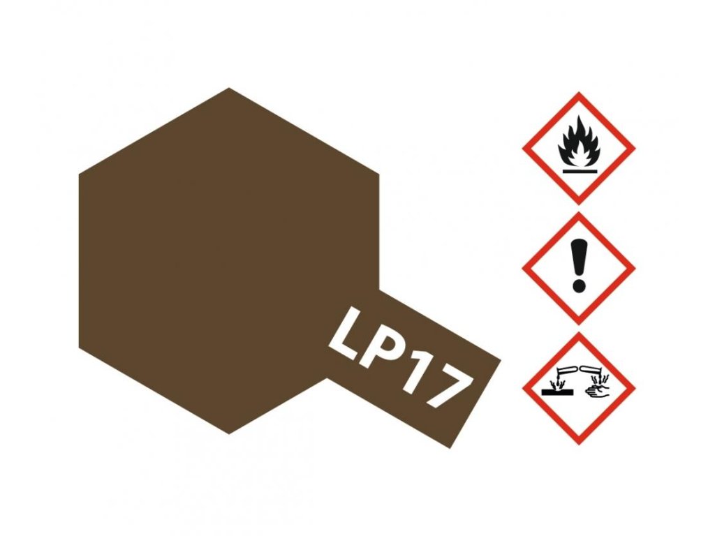 Tamiya 82117 LP-17 Linoleum Deck Brown 10 ml