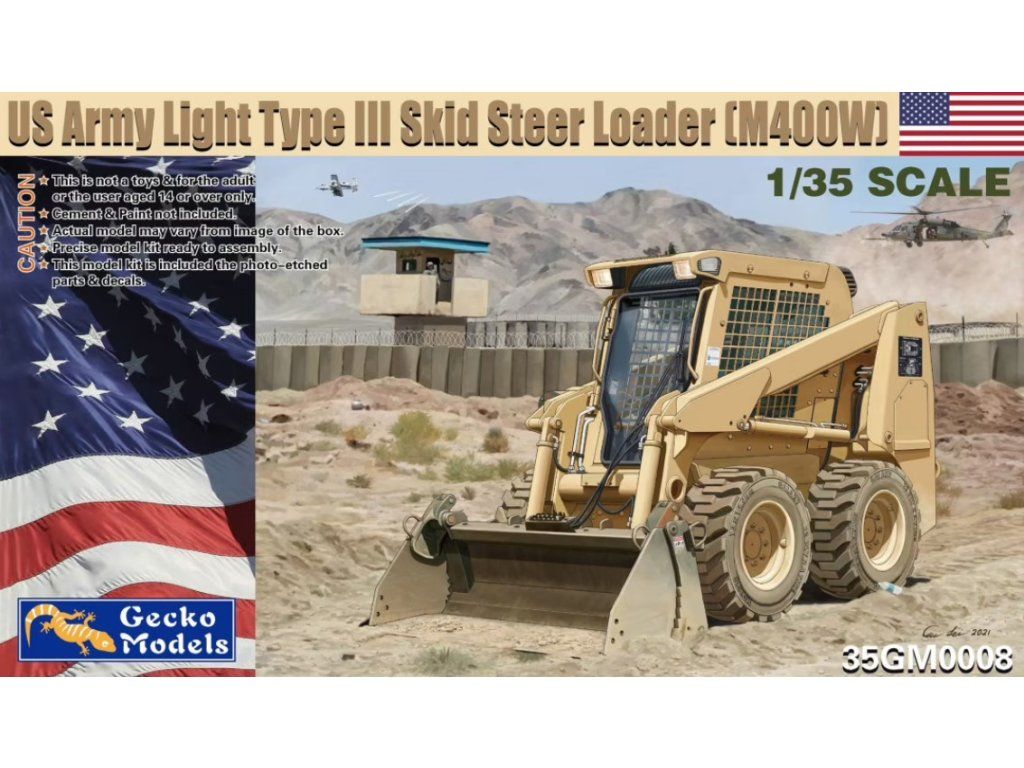 1/35 US Army Light Type III Skid Steer Loader (M400W) - Gecko