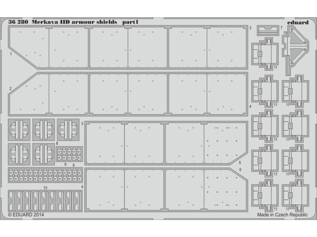 Merkava IID armour shields recommended for ACADEMY