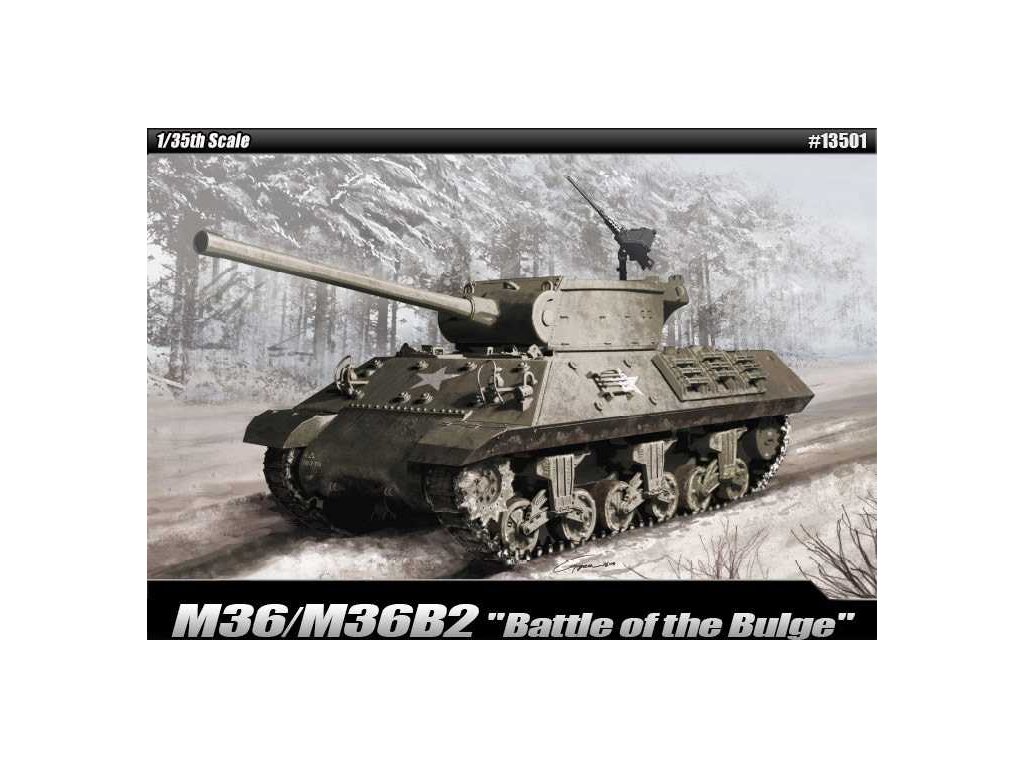 Academy 13501 - M36/M36B2 "Battle of the Bulge" (1:35)