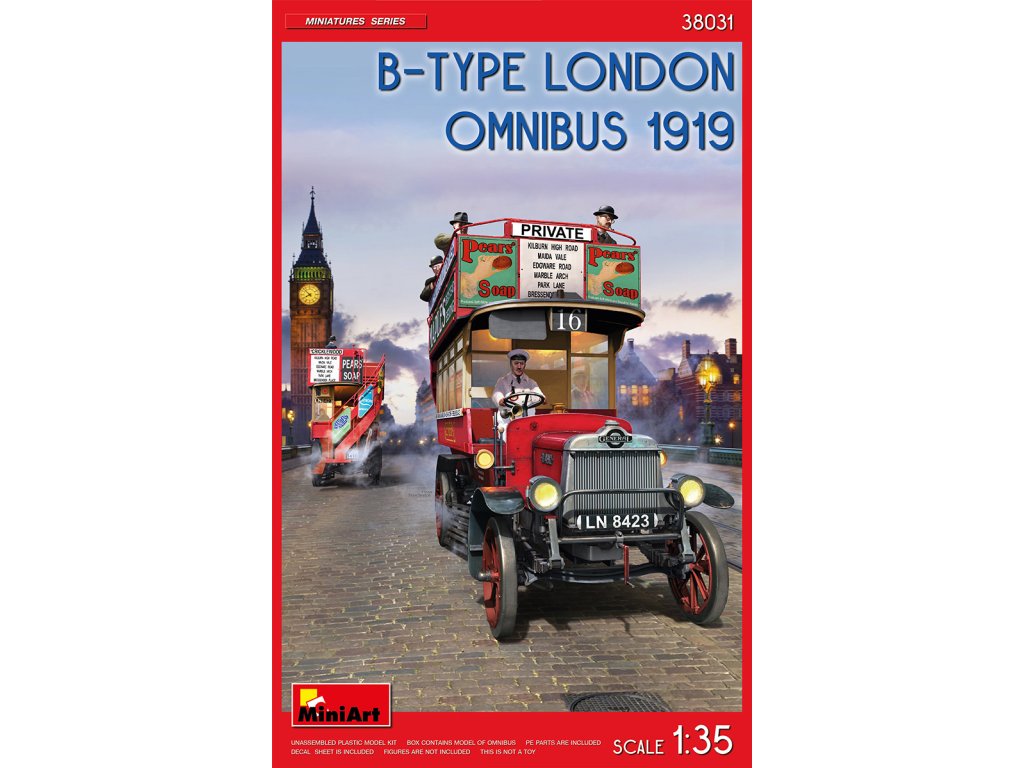 1/35 B-Type London Omnibus (1919) - Miniart