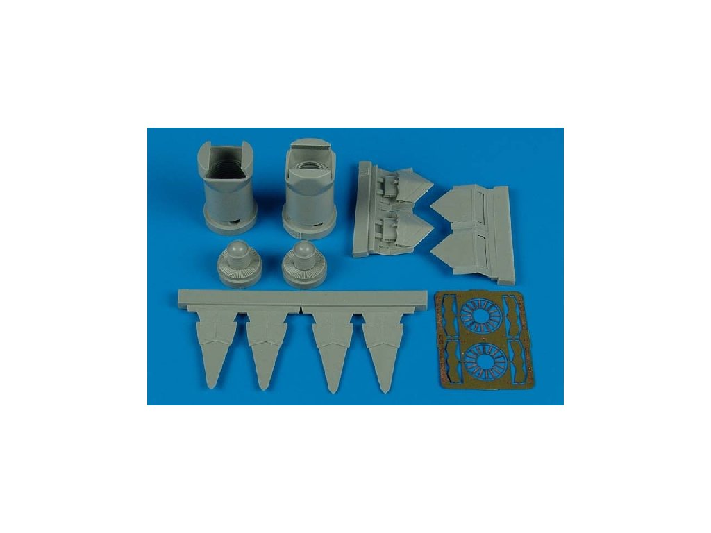 1/72 F/A-22A Raptor exhaust nozzles