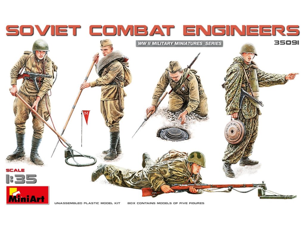 1/35 Soviet Combat Engineers - Miniart