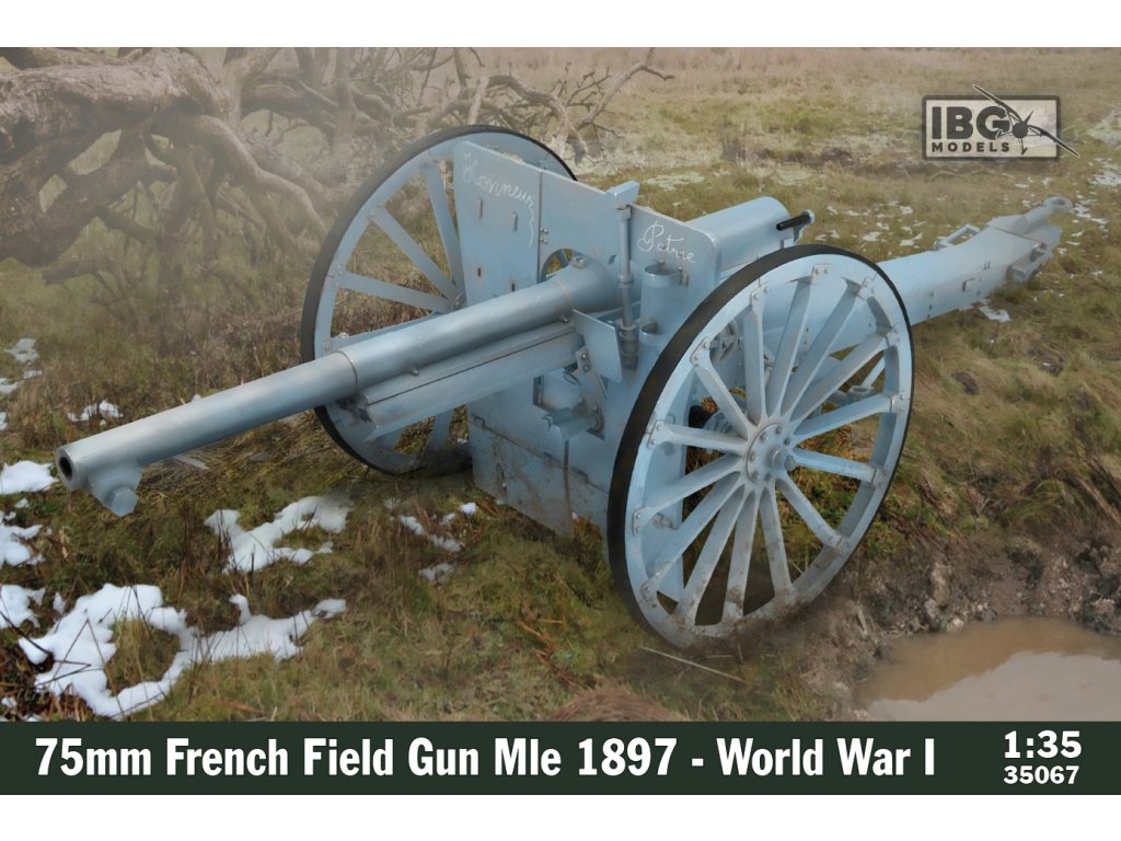 1/35 75mm French Field Gun Mle 1897 - World War I - IBG