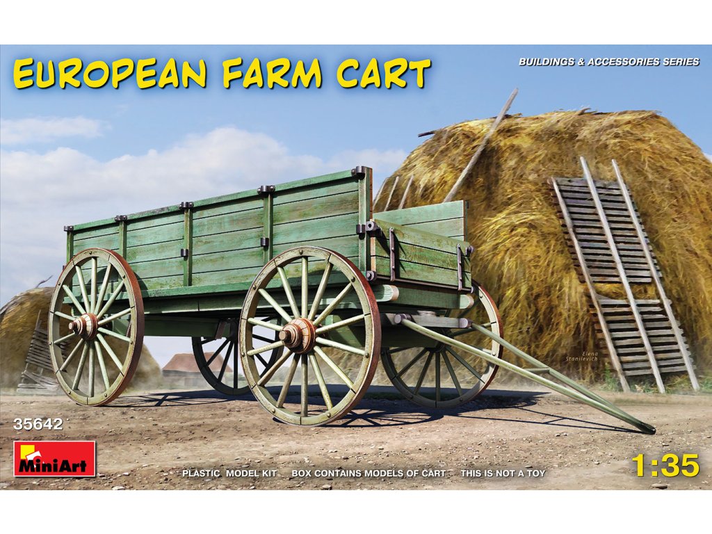 1/35 European Farm Cart - Miniart