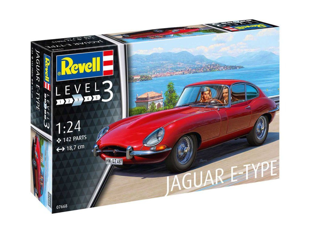 Revell 07668 - Jaguar E-Type (Coupé) (1:24)