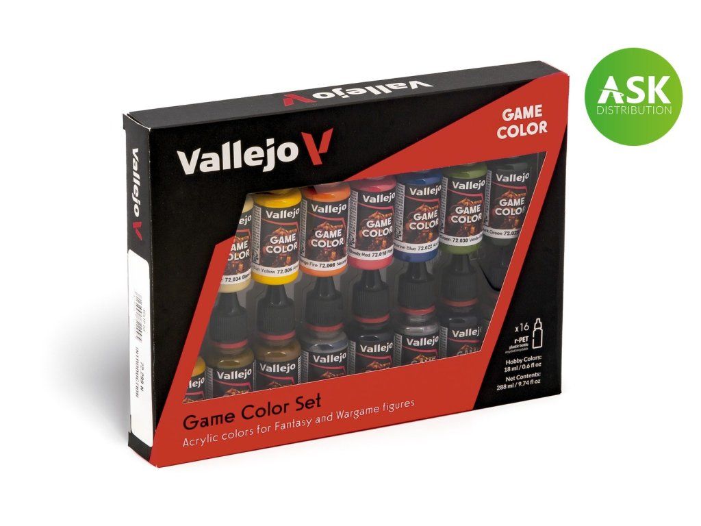 Vallejo Game Color 72299 Introduction 16 colors set (18 ml)