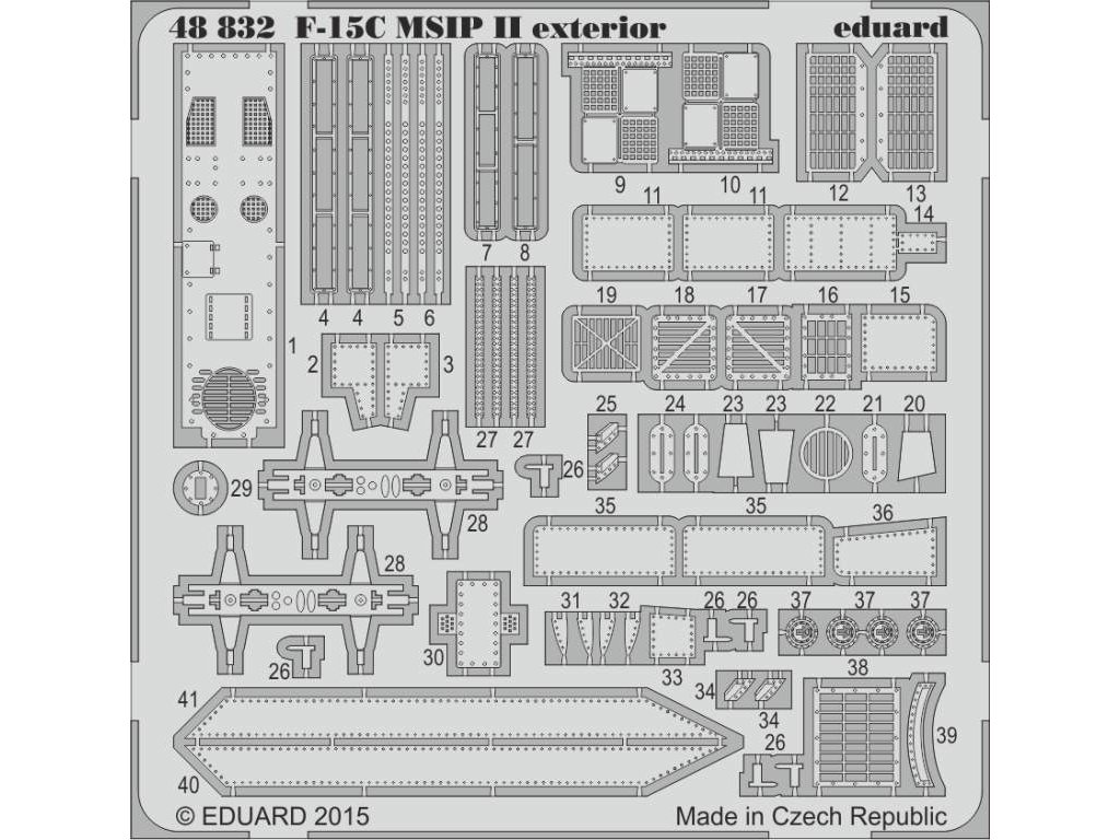 1/48 F-15C MSIP II exterior for GREAT WALL HOBBY kit
