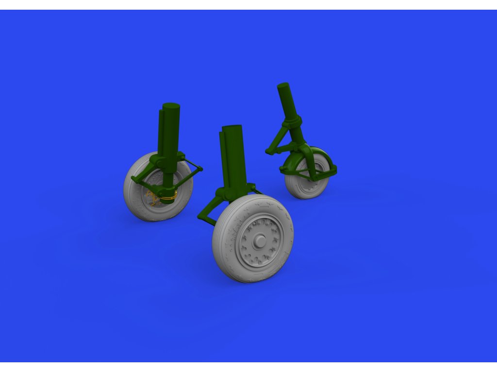 J-35 Draken wheels Type 1 1/48 recommended for HASEGAWA