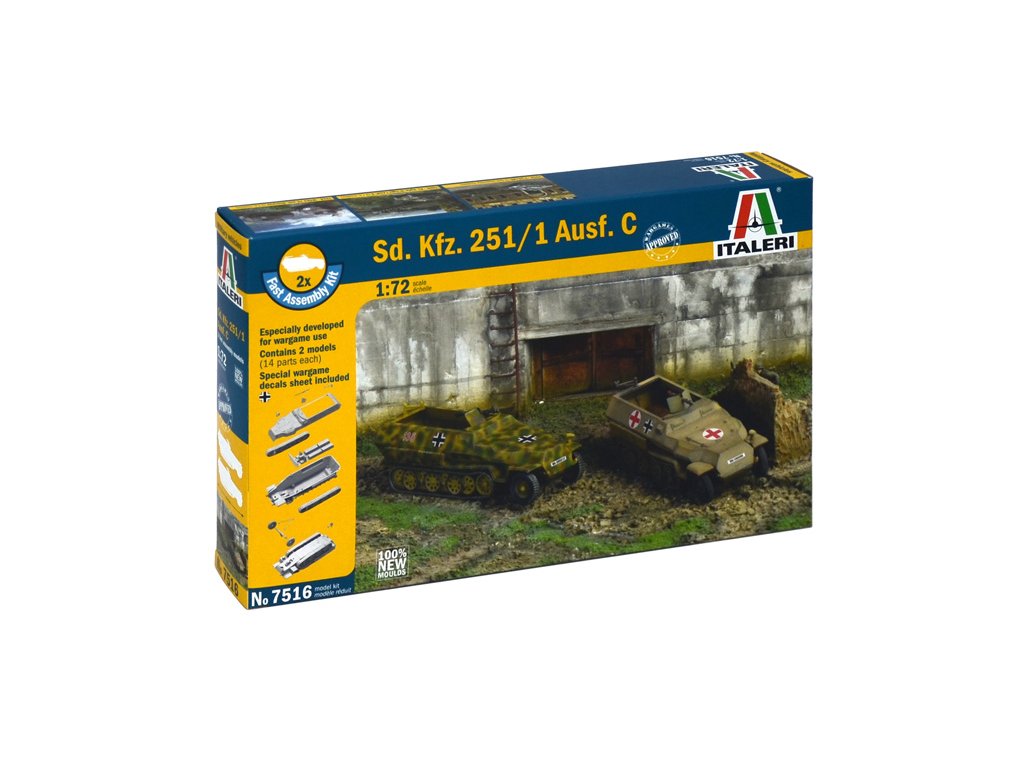 Fast Assembly 7516 - Sd.Kfz.251/1 Ausf.C (1:72)
