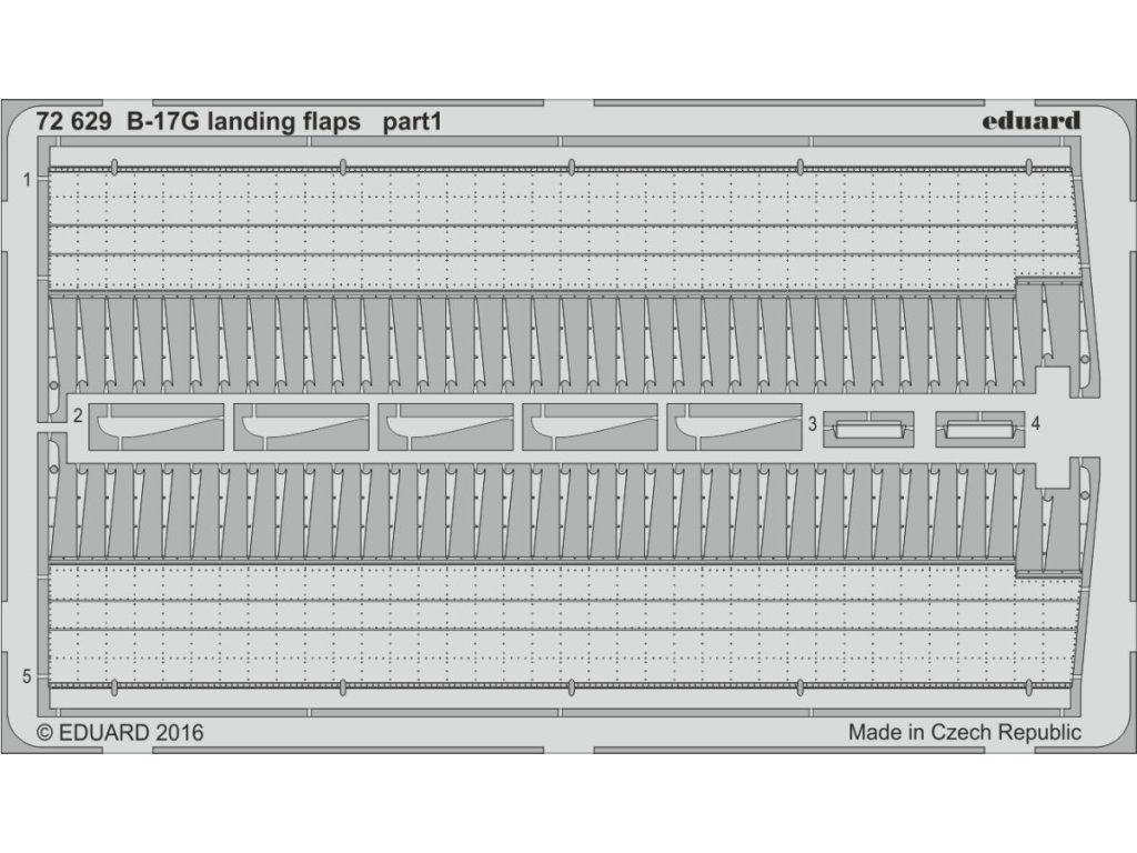 1/72 B-17G landing flaps for AIRFIX kit