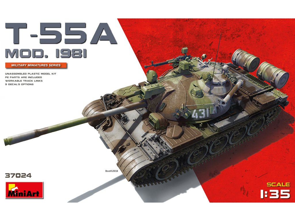 1/35 T-55A Mod.1981 - Miniart