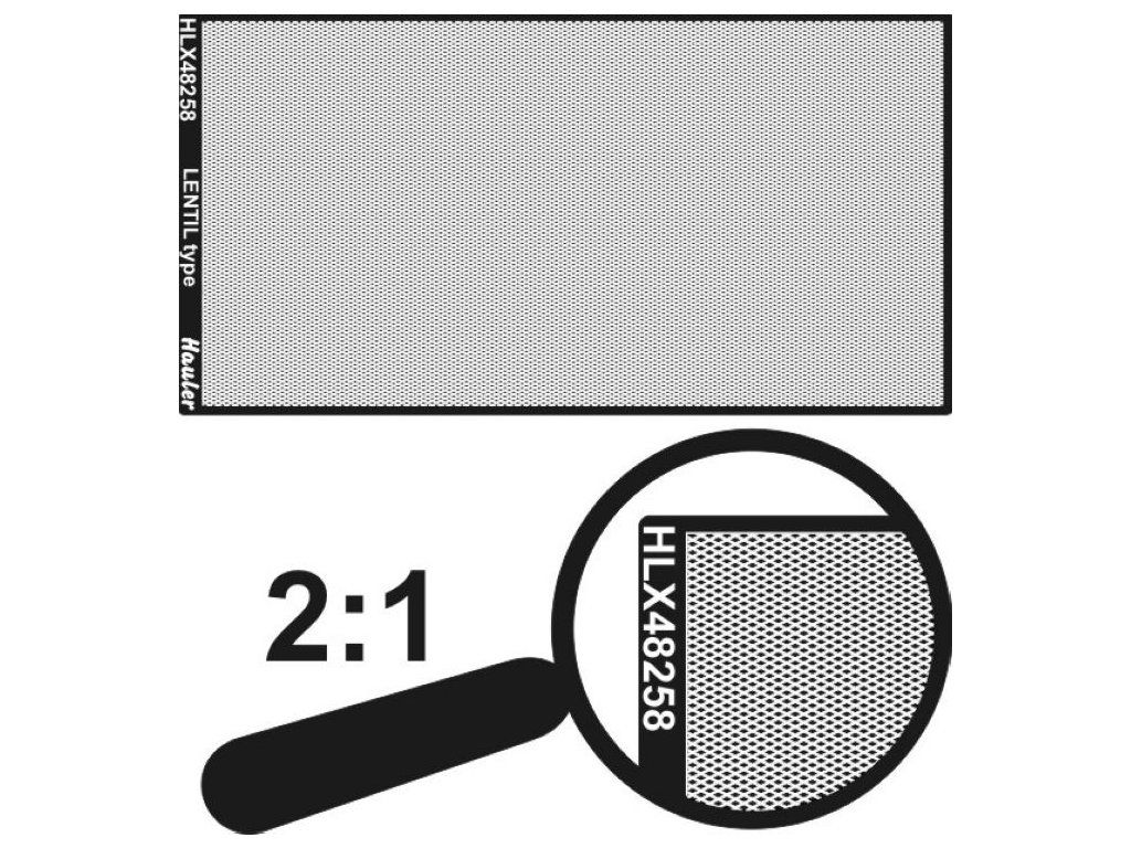 1/48 engraved plate-LENTIL type PE engr plates (total dimensions 100x50mm)