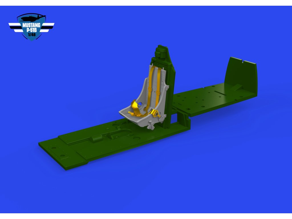P-51B/C seat Type 1 PRINT 1/48 recommended for EDUARD