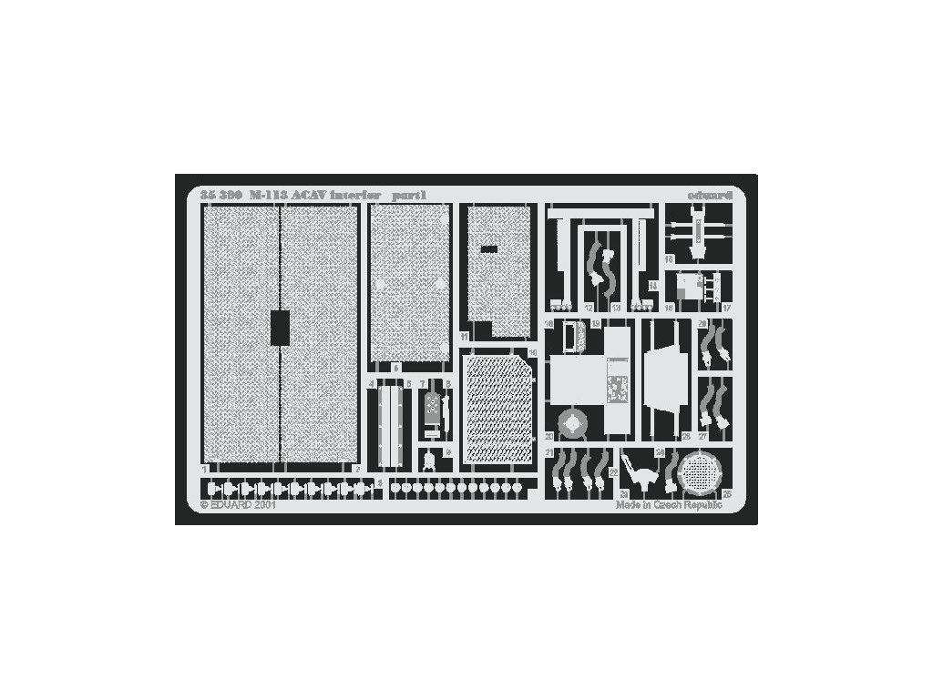 1/35 M-113 ACAV interior for TAMIYA kit