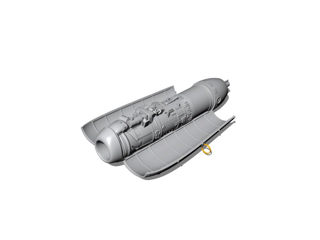 1/72 Heinkel He 162A Engine (BMW 003 jet engine)
