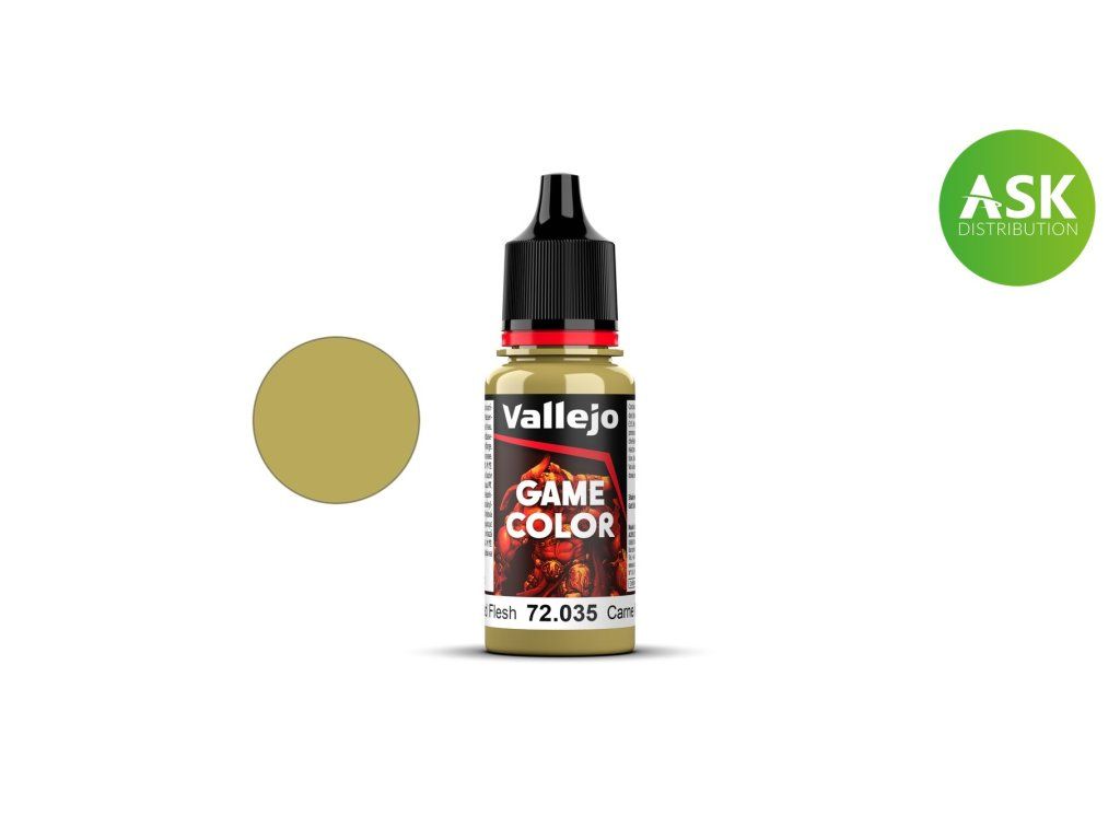 Vallejo Game Color 72035 Dead Flesh Color (18 ml)
