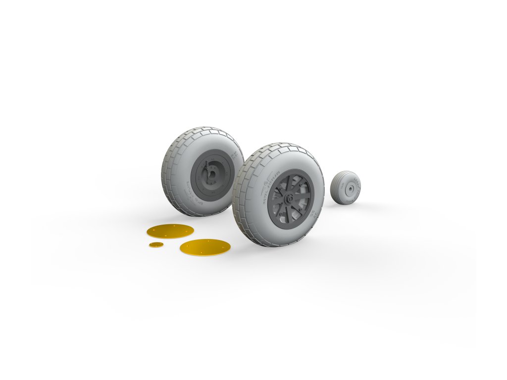 1/32 P-40N wheels for TRUMPETER kit