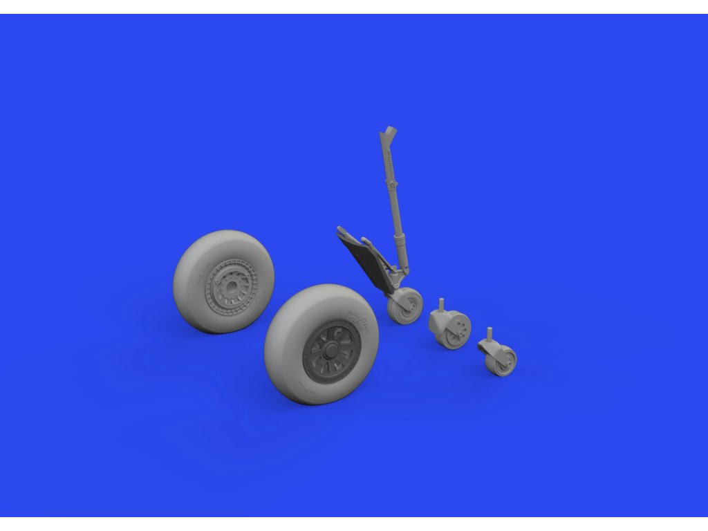 TBF/TBM wheels w/smooth tire 1/48 recommended for ACADEMY