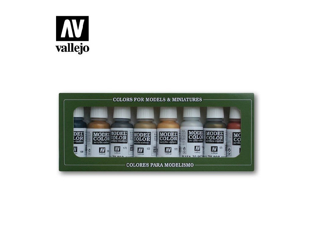 22903 metallic colors 70118 vallejo model color effects set