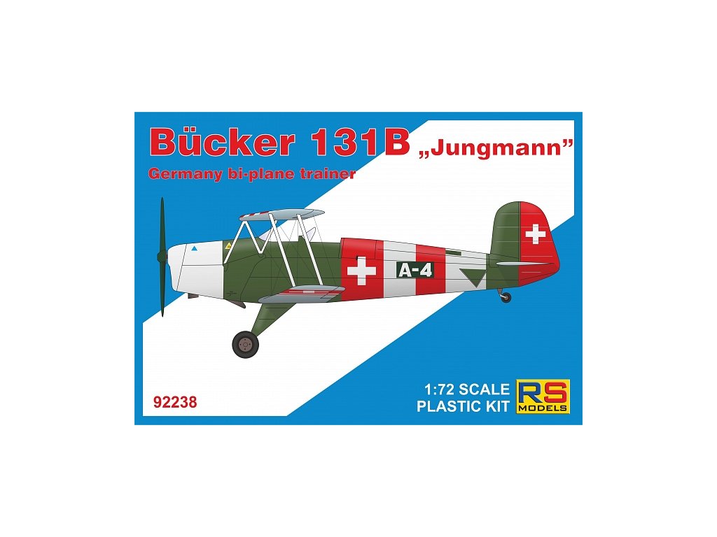 1/72 Bücker Bü-131 B - 5 decal v. for Switz, Bulgaria, Luftw., Spain, Finland
