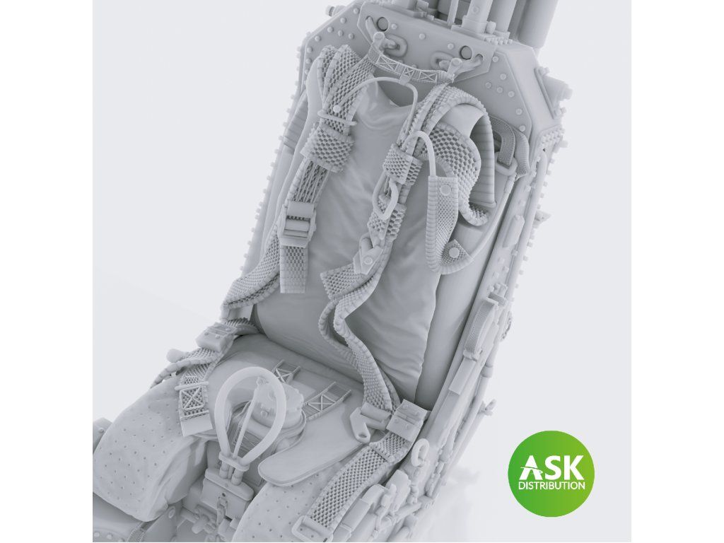 M.B.Type 9B Mk.2 Ejection Seat 1/48 - with seat belts (Rec. for Jaguar GR.1/GR.1A– Airfix) ASK 3D