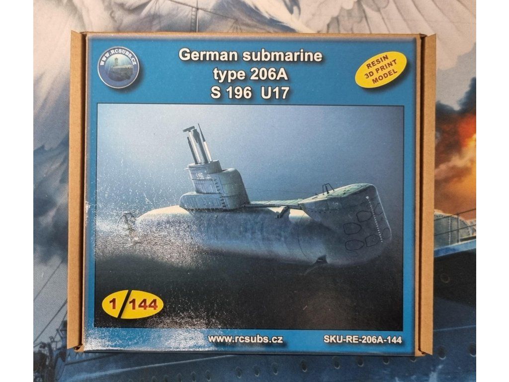 1/144 German submarine type 206A S196 U17